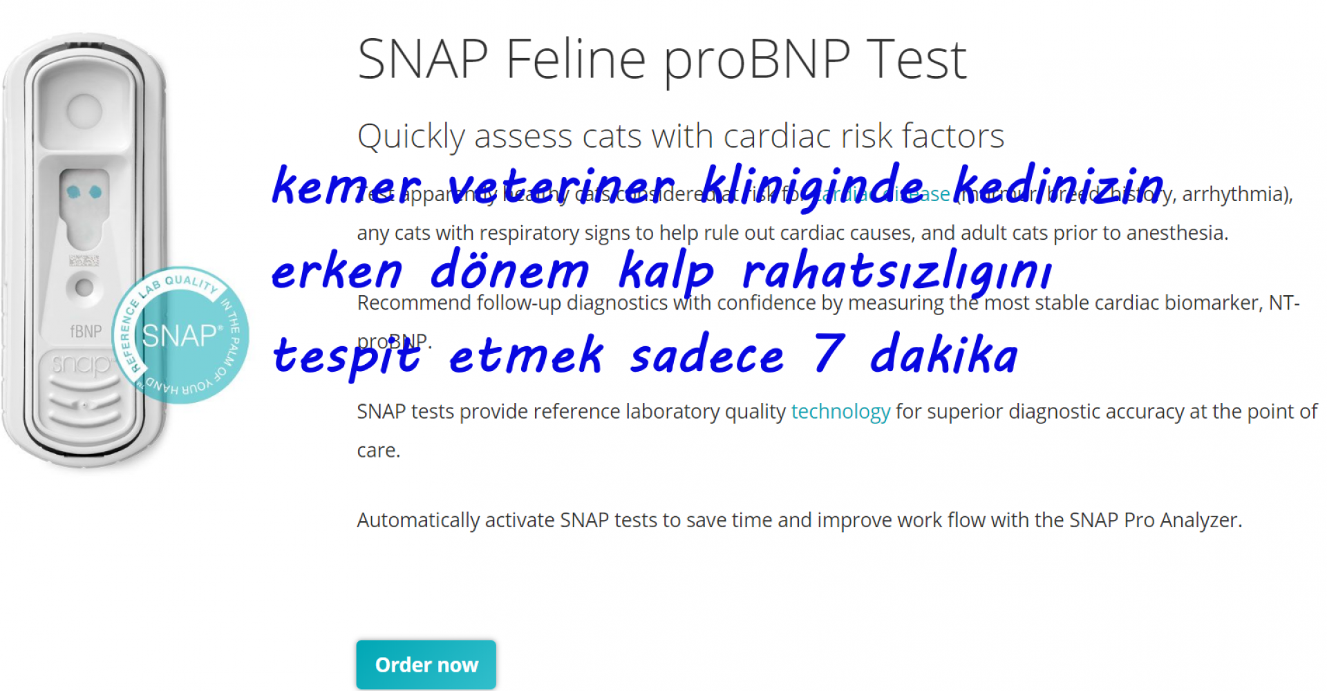 KEDİNİZİN KALP HASTALIĞININ ERKEN DÖNEM TESPİTİ 